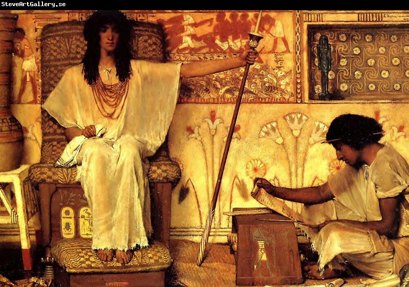 Sir Lawrence Alma-Tadema,OM.RA,RWS Joseph Overseer of the Pharoahs Granaries, by Sir Lawrence Alma-Tadema, oil on canvas